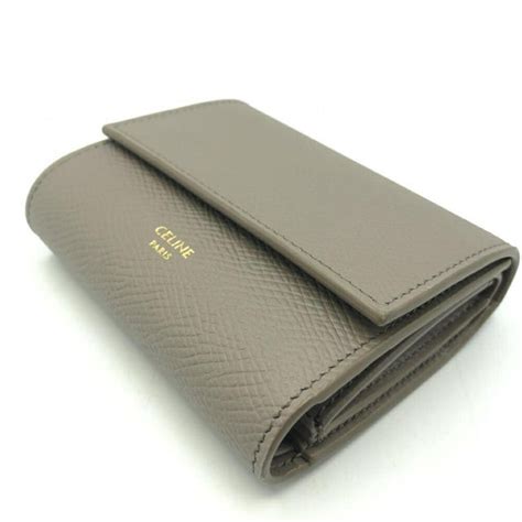 small trifold wallet celine|SMALL TRIFOLD WALLET IN GRAINED CALFSKIN .